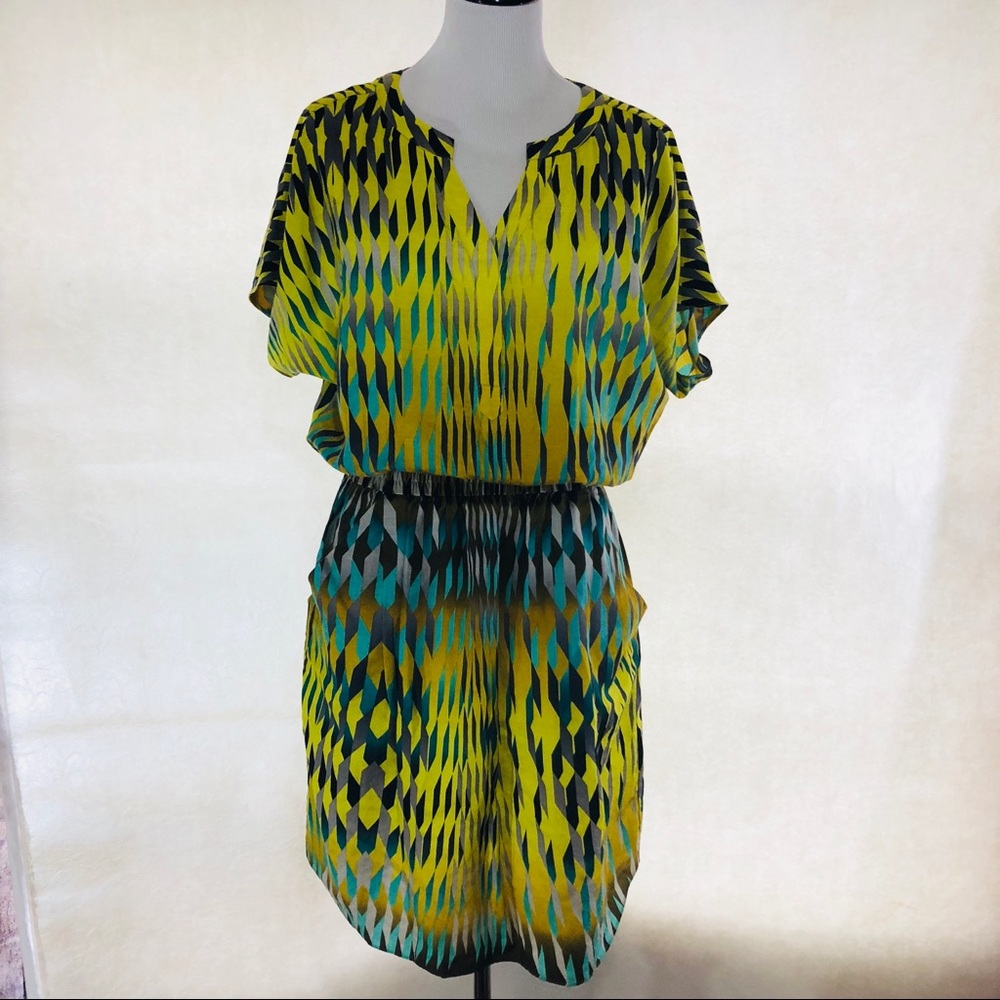 EUC ETCETERA Elastic waisted Shirt Dress